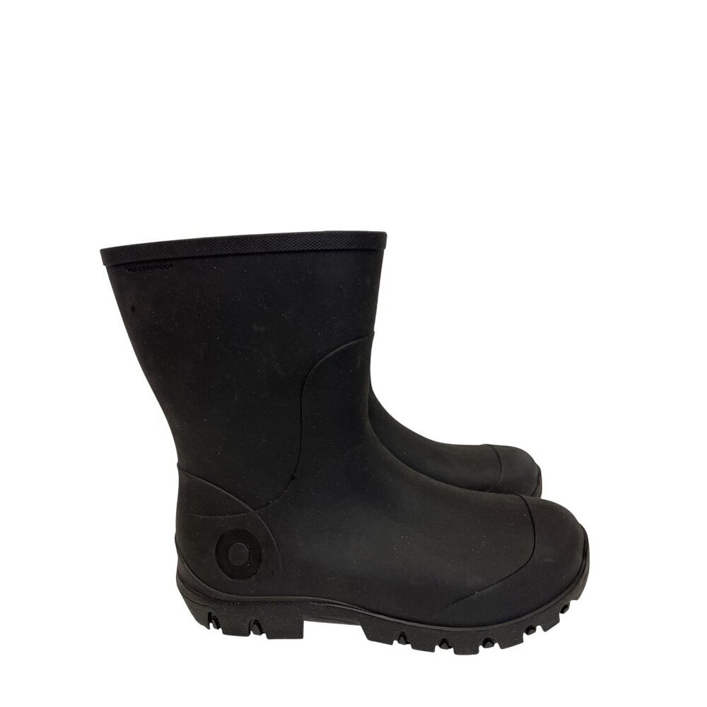 BOGS Essential Mid Youth 6 Boots Black Rain Outdoor Waterproof Lightweight  NEW